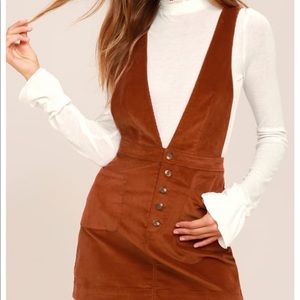Free People Old School Love Corduroy  Dress